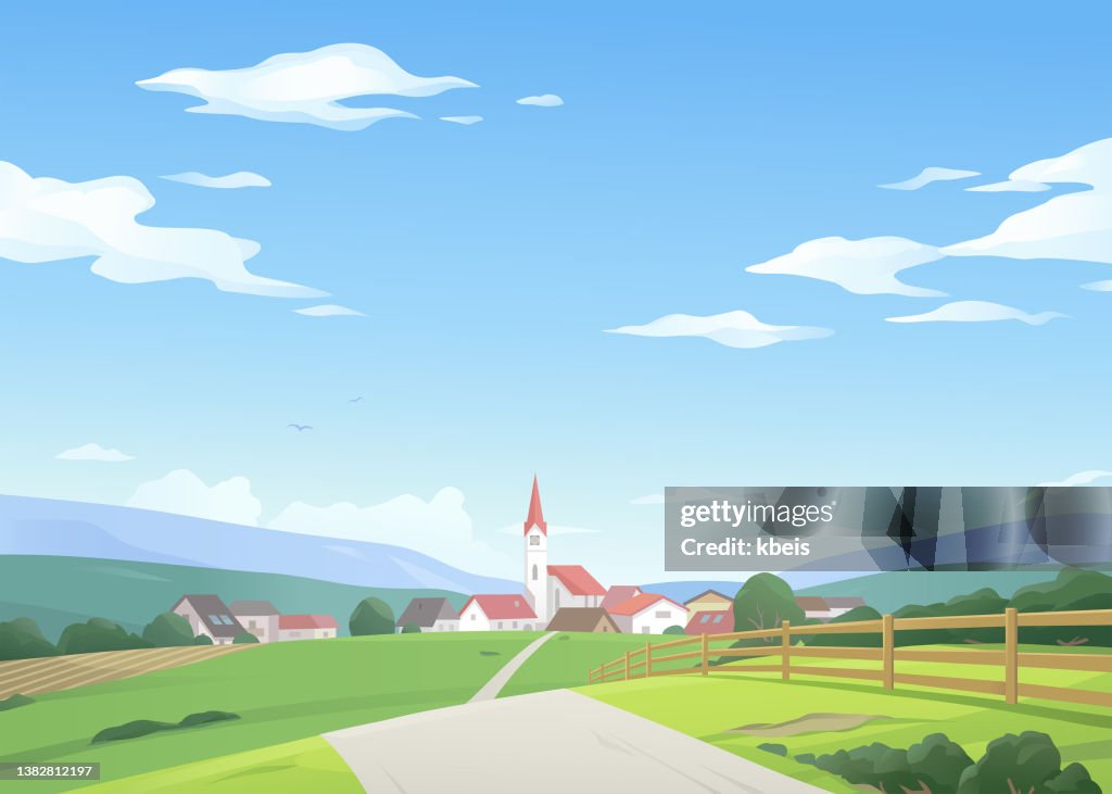 Road To A Small Village