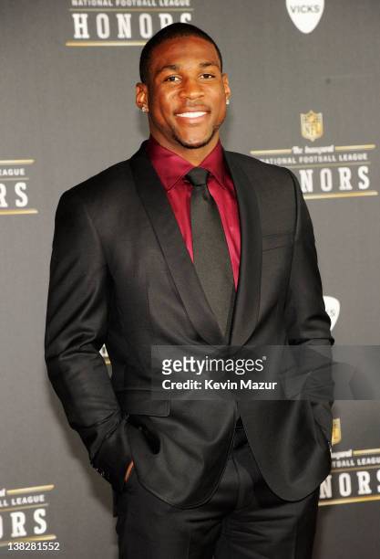 Professional Football Player Patrick Peterson attends the 2012 NFL Honors at the Murat Theatre on February 4, 2012 in Indianapolis, Indiana.
