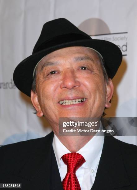 Actor James Hong arrives for the 39th Annual Annie Awards at Royce Hall, UCLA on February 4, 2012 in Westwood, California.