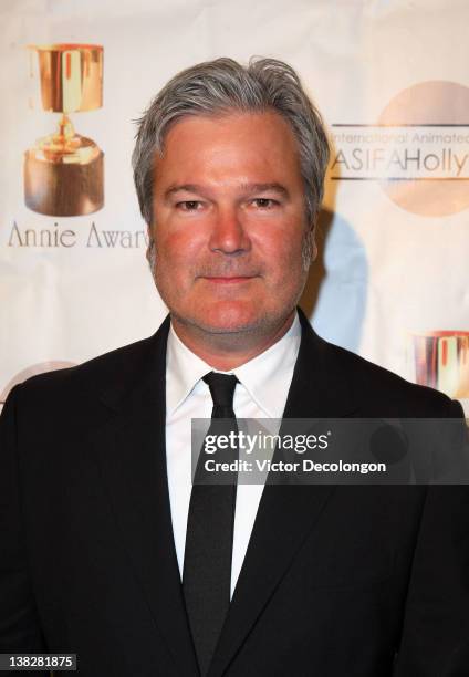 Director Gore Verbinski arrives for the 39th Annual Annie Awards at Royce Hall, UCLA on February 4, 2012 in Westwood, California.