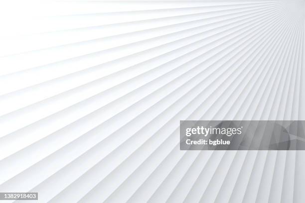 abstract bright white background - geometric texture - 3d monochrome background stock illustrations