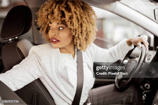 woman going reverse - reversing stock pictures, royalty-free photos & images