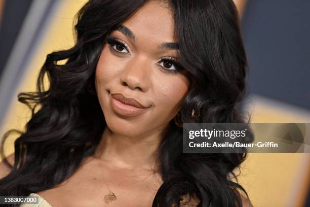 Teala Dunn attends the 57th Academy of Country Music Awards on March 07, 2022 in Las Vegas, Nevada.