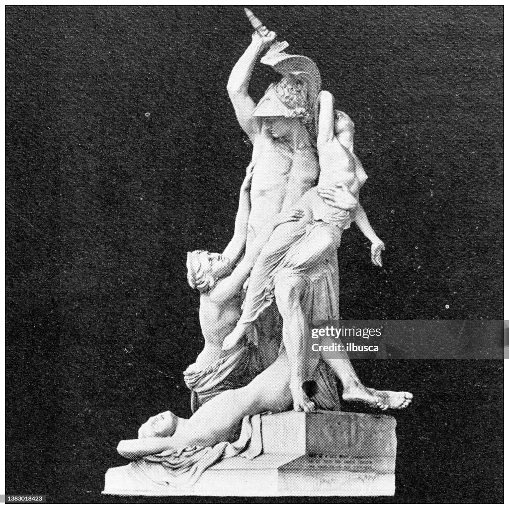 Antique travel photographs of Florence and Tuscany: Polyxena and Achilles