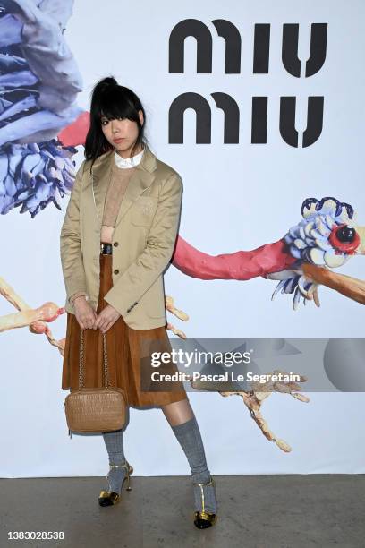 Susie Lau attends the Miu Miu Womenswear Fall/Winter 2022/2023 show as part of Paris Fashion Week on March 08, 2022 in Paris, France.