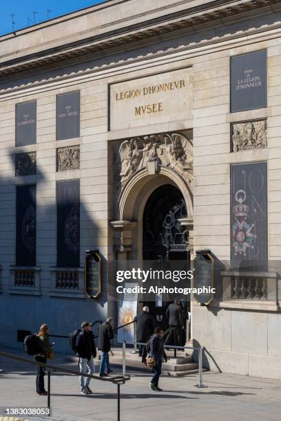 the museum of the legion of honor and the orders of chivalry - saint denis paris stock pictures, royalty-free photos & images