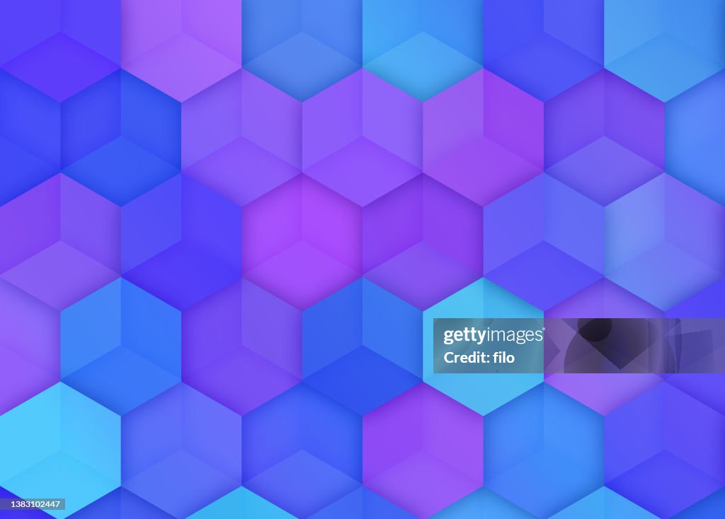 Modern Cube Abstract Background