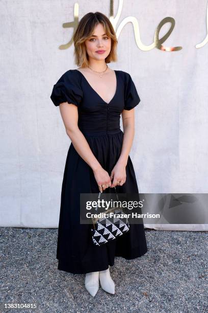 Lucy Hale attends The Little Market's International Women's Day Luncheon on March 08, 2022 in Los Angeles, California.