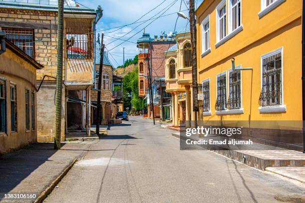 hidden jewish village, krasnaya sloboda, quba, azerbaijan - azerbaijan stock pictures, royalty-free photos & images