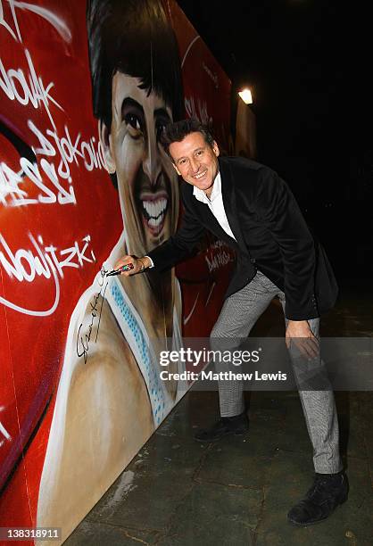 Academy member Lord Sebastian Coe attends the Laureus Welcome Party as part of the Laureus World Sports Awards 2012 at the OXO Tower on February 5,...