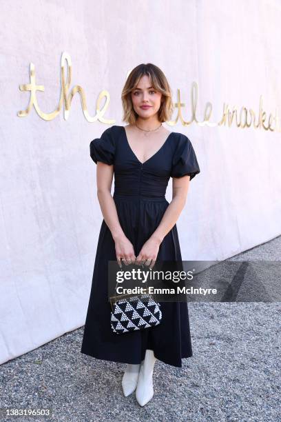 Lucy Hale attends The Little Market's International Women's Day Celebration 2022 on March 08, 2022 in Los Angeles, California.