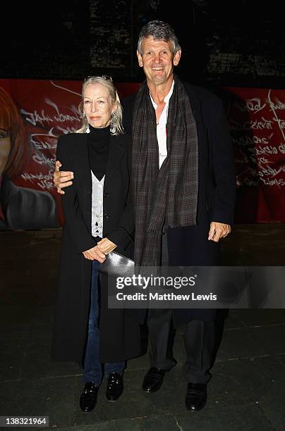 Academy member Morne du Plessis and guest attend the Laureus Welcome Party as part of the Laureus World Sports Awards 2012 at the OXO Tower on...