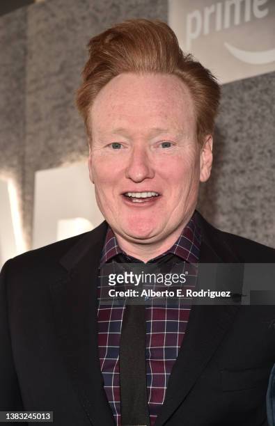 Conan O'Brien attends Amazon Prime Video's "Upload" Season 2 premiere at The West Hollywood EDITION on March 08, 2022 in West Hollywood, California.