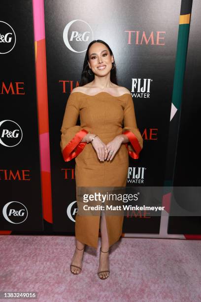 Meena Harris attends TIME Women Of The Year at Spago L'extérieur on March 08, 2022 in Beverly Hills, California.