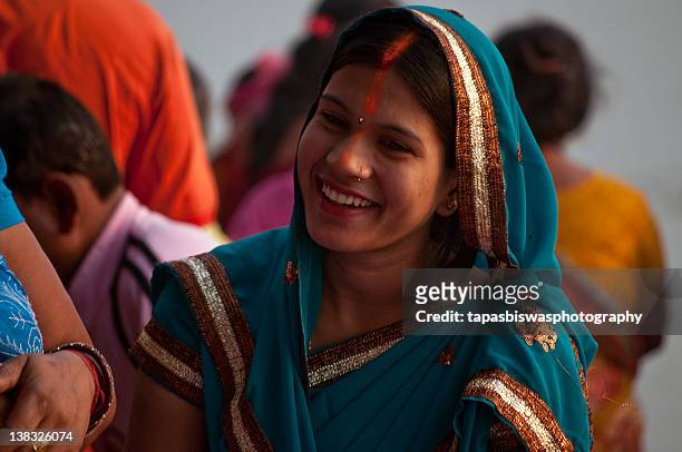 women smiling in funny mood - chhath festival stock pictures, royalty-free photos & images