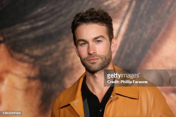 Chace Crawford attends the Los Angeles finale premiere for Hulu's "Pam & Tommy" at The Greek Theatre on March 08, 2022 in Los Angeles, California.