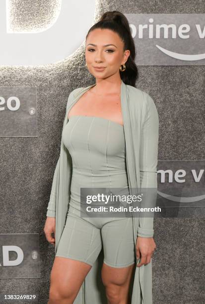 Ashley Nocera attends Amazon Prime Video's "Upload" Season 2 premiere on March 08, 2022 in West Hollywood, California.
