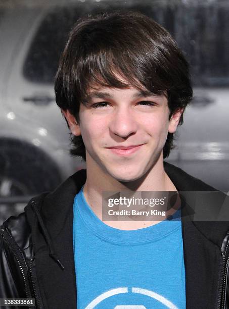 Actor Zachary Gordon attends the premiere of "Man On A Ledge" at Grauman's Chinese Theatre on January 23, 2012 in Hollywood, California.