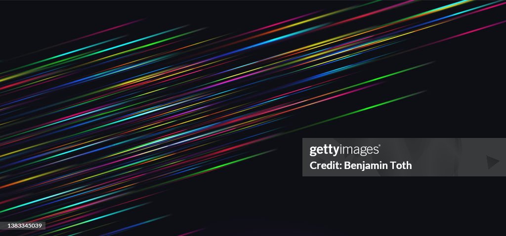 Rainbow optical lens flare overlay effect