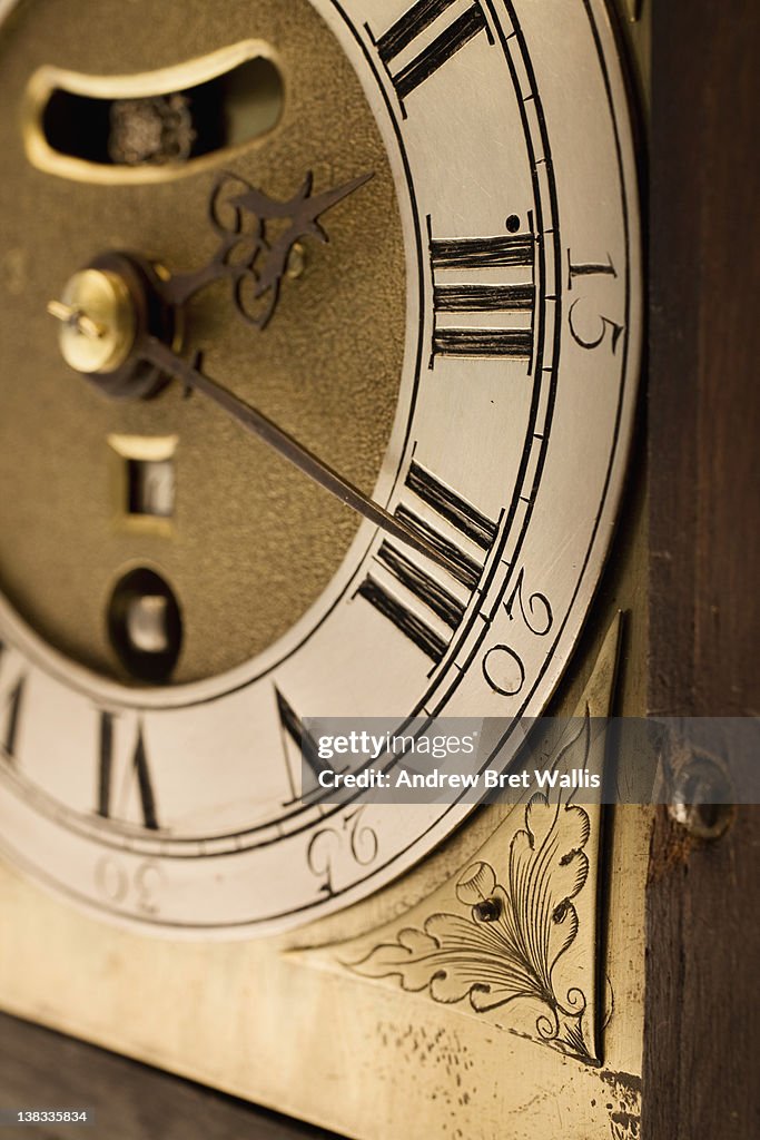 Vintage clock face