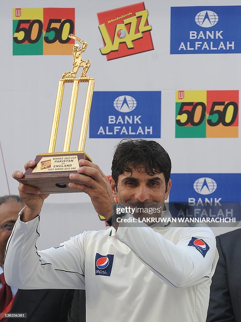 Pakistan's cricket captain Misbah-ul Haq