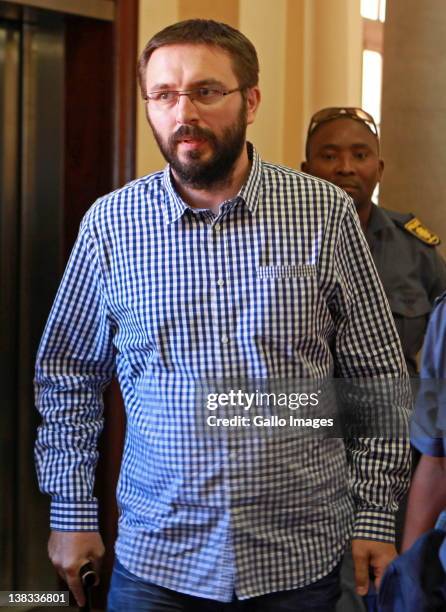 Serbian assassin Dobrosav Gavric appears at Cape Town Magistrates Court where proceedings for his extradition to Serbia will begin on February 6,...