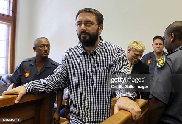 Serbian assassin Dobrosav Gavric appears at Cape Town Magistrates Court where proceedings for his extradition to Serbia will begin on February 6,...