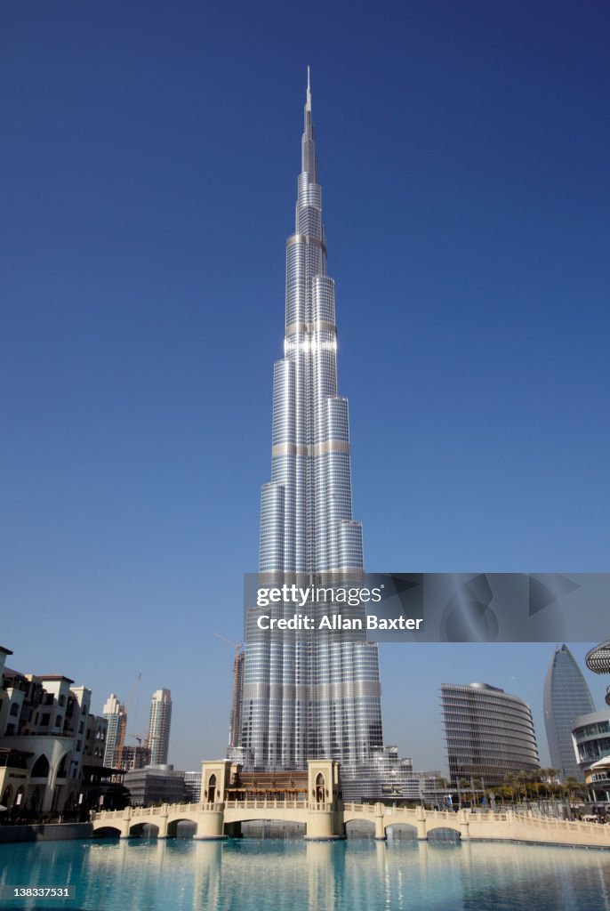 Midday View Midday View Of Burj Khalifa High-Res Stock Photo - Getty Images
