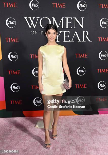 Charli D'Amelio attends TIME Women Of The Year at Spago L'extérieur on March 08, 2022 in Beverly Hills, California.