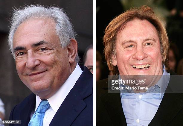 In this composite image a comparison has been made between Dominique Strauss-Kahn and actor Gerard Depardieu. According to reports in February 2012,...