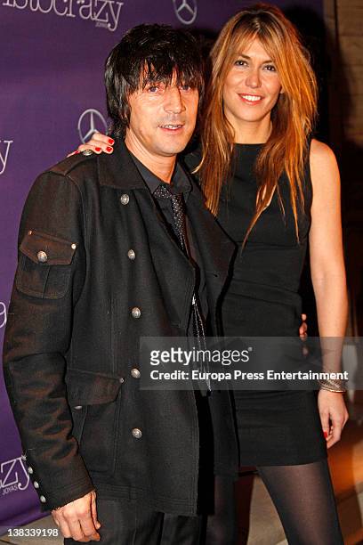 Raquel Merono and Santiago Carbones attend Aristocrazy party during Mercedes-Benz Fashion Week Madrid A/W 2012 on February 3, 2012 in Madrid, Spain.