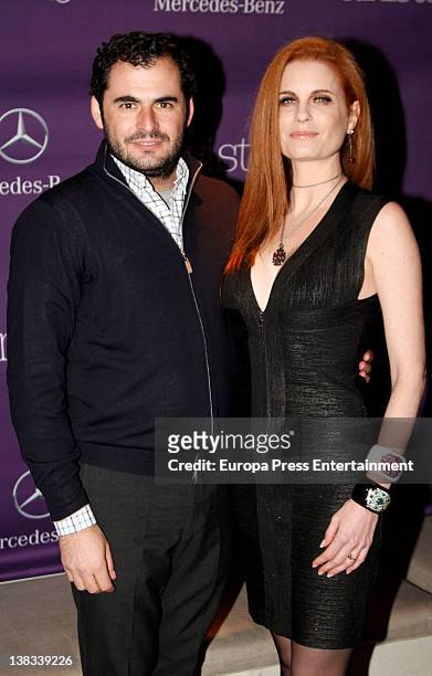 Olivia de Borbon and Emiliano Suarez attend Aristocrazy party during Mercedes-Benz Fashion Week Madrid A/W 2012 on February 3, 2012 in Madrid, Spain.