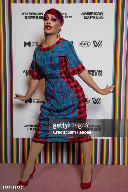 Etcetera Etcetera attends QUEER: Stories From The NGV Collection Opening Night at NGV International on March 09, 2022 in Melbourne, Australia.