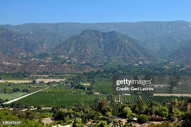 ojai valley,california - ojai california foto e immagini stock