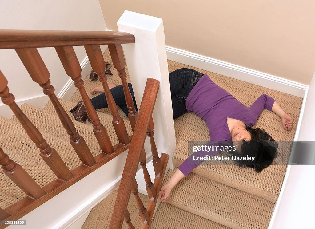 50 year old woman fallen downstairs