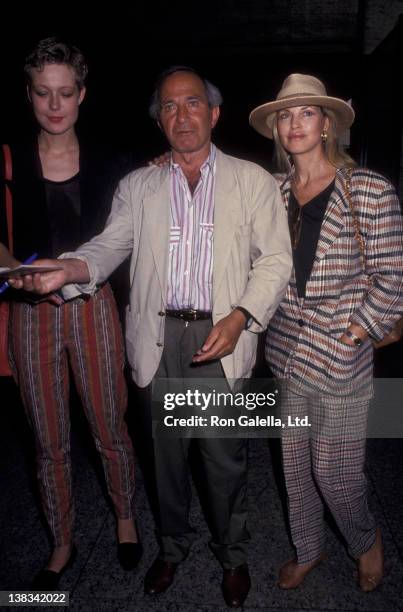 Ben Gazzara, Elke Stuckmann and daughter Elizabeth Gazzara attend the premiere of "Chantilly Lace" on June 15, 1993 at the Walter Reade Theater at...