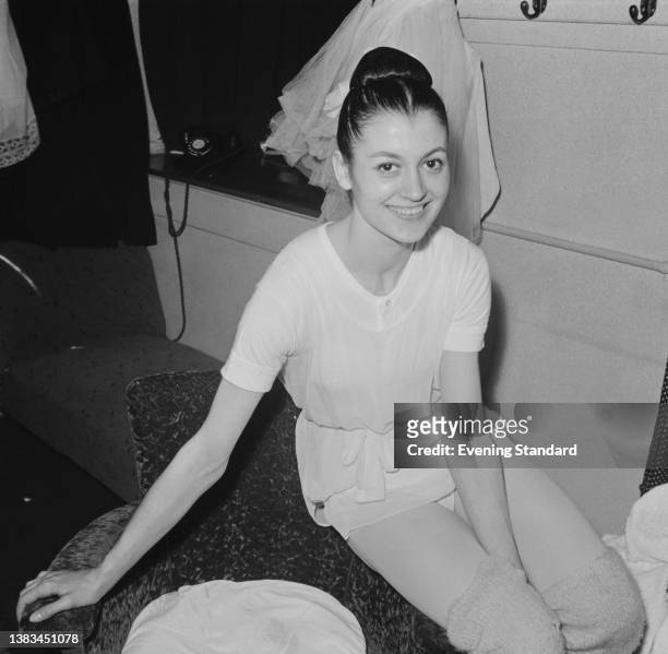 Italian ballet dancer Carla Fracci , UK, 13th May 1963.