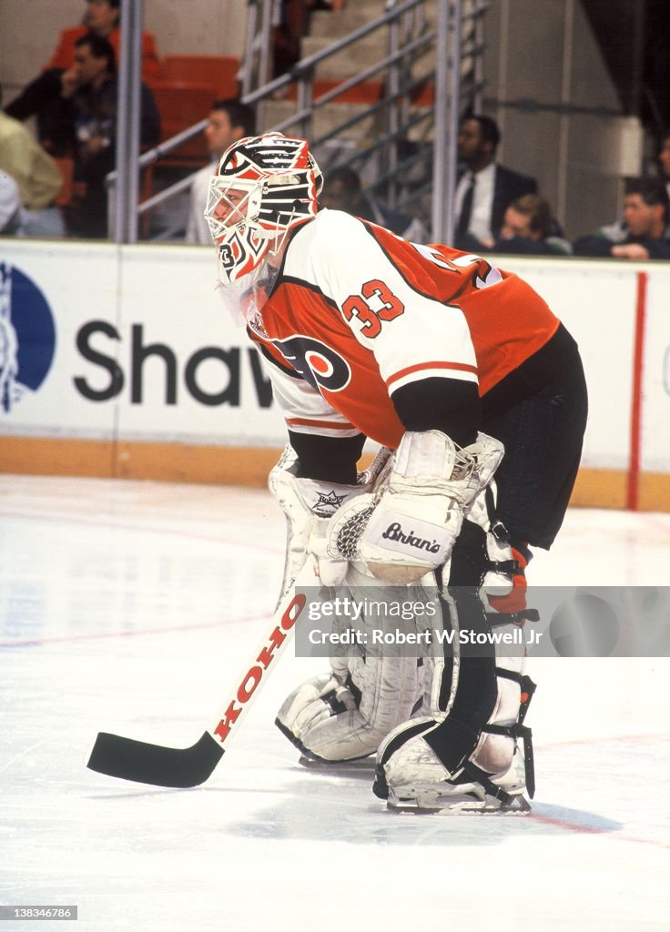 Philadelphia Flyers Goalie Pete Peeters