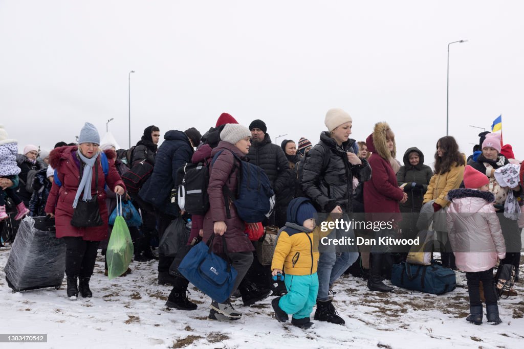 Lviv Provides Stopover And Shelter For Ukrainians Fleeing Russian Attack