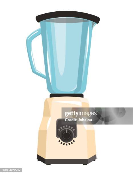 vertical mixer juicer blender - juice extractor stock illustrations