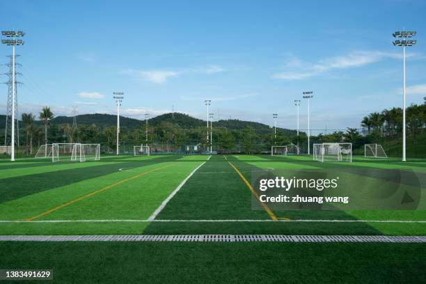 playground - soccer field park stock pictures, royalty-free photos & images