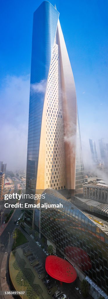 Skyscraper Of Al Hamra Tower Kuwait City Kuwait High-Res Stock Photo ...