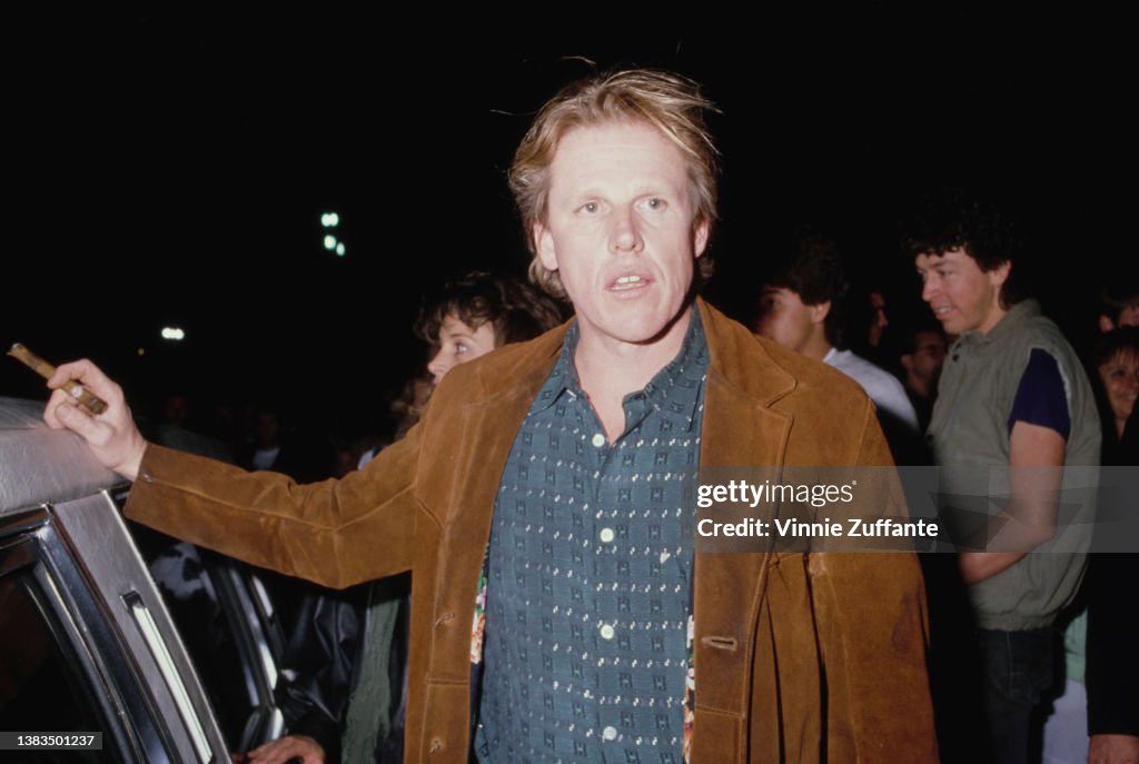 Gary Bus American actor Gary Busey, USA, circa 1990. News Photo - Getty Images