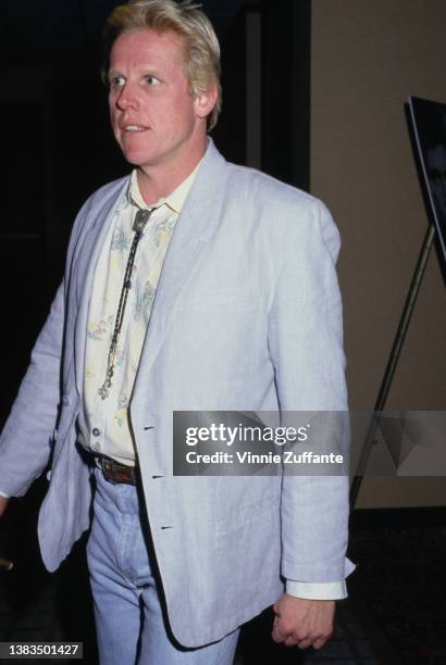 American actor Gary Busey in Los Angeles, California, 1987.