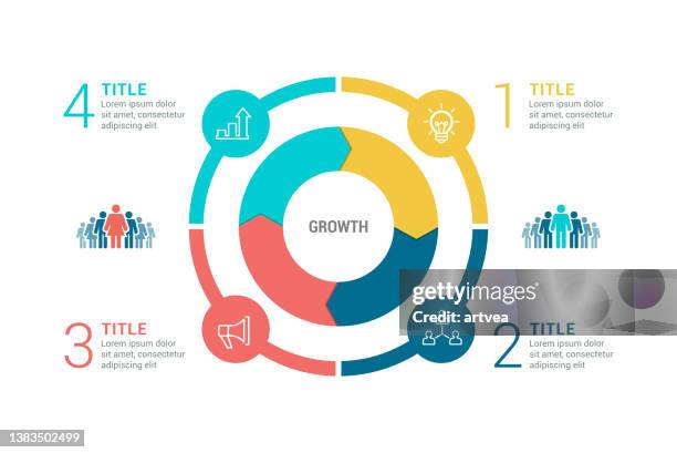 ilustraciones, imágenes clip art, dibujos animados e iconos de stock de elementos infográficos - 4 step