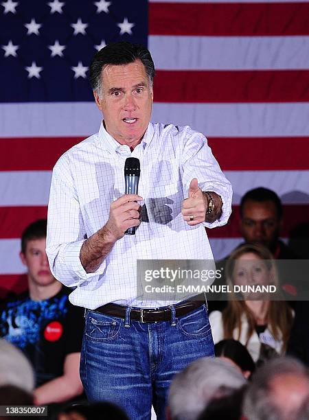 Mitt Romney Rally 19 Grand Junction Michigan Stock Photos, High-Res Pictures, and Images ...