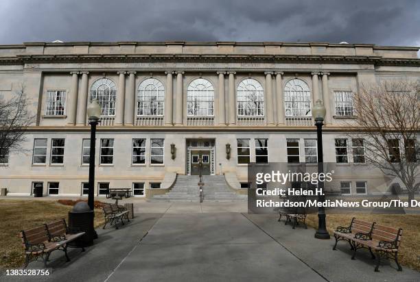 The Mesa County Court House on February 21, 2022 in Commerce City, Colorado.
