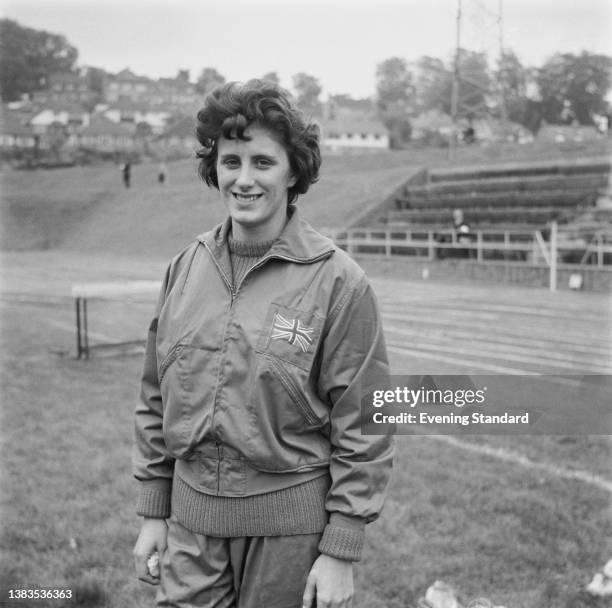 English sprinter Dorothy Hyman, UK, 23rd October 1962.