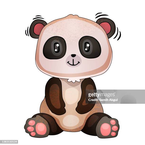 35 Cute Cartoon Panda Drawing High Res Illustrations - Getty Images