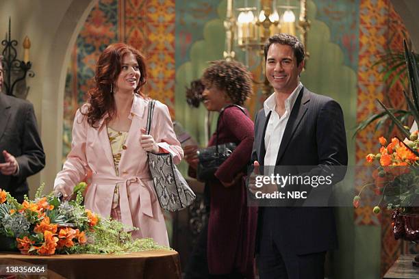 Love L. Gay" Episode 14 -- Pictured: Debra Messing as Grace Adler, Eric McCormack as Will Truman